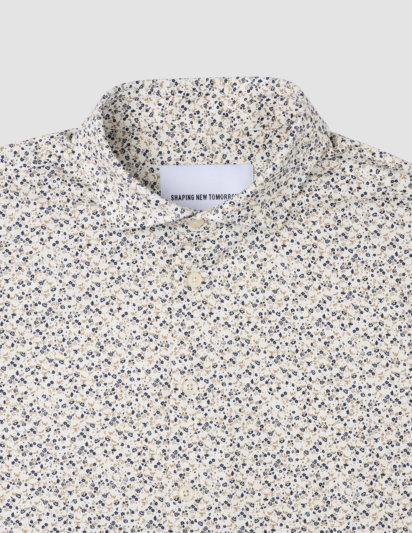 Classic Shirt Bluebell Flowers Slim